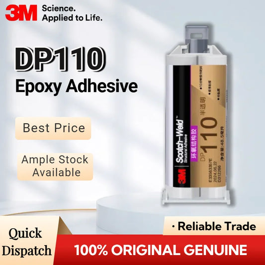 Adesivo Epossidico Originale 3M DP110 Scotch-Weld 50ML Colla Strutturale Flessibile Bicomponente per Metallo Plastica Legno Ceramica