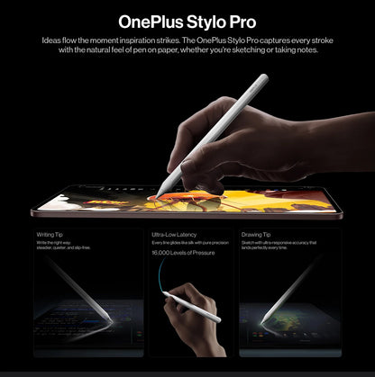 OnePlus Pad 4 Versione Globale Tablet WiFi – Display LCD da 13,2" 144Hz, Snapdragon 8 Elite Gen 5, 8 Altoparlanti, Fotocamera da 13MP, Batteria da 13380mAh, Ricarica Rapida SUPERVOOC da 80W (Caricabatterie non incluso)