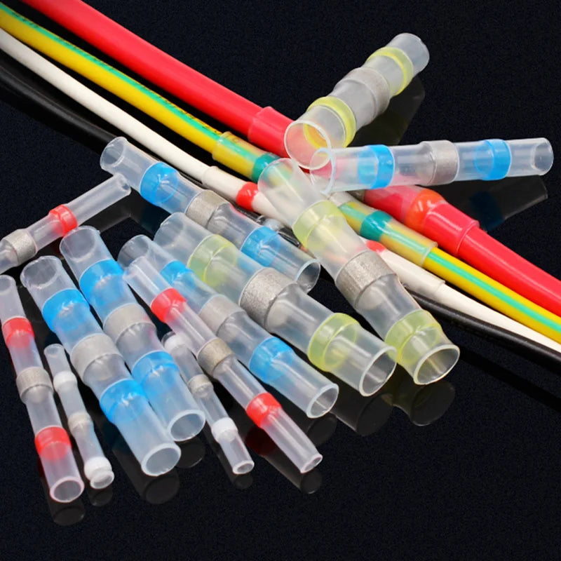 Terminale termorestringente ad anello di saldatura, impermeabile IP67, tubo termorestringente per collegamento apparecchiature elettriche, terminale connettore cavo