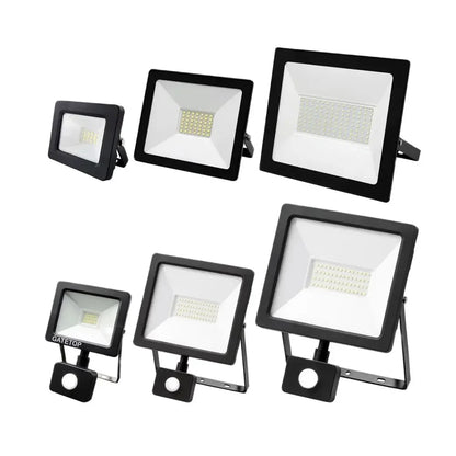 Faretto LED impermeabile IP65 10W 30W 50W 100W AC220V 6000K, faretto da parete per esterni, garage, strada, cancello, palestra, lampada per esterni