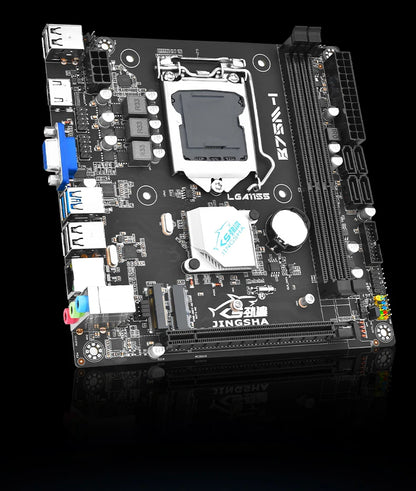 Kit Scheda Madre Mini ITX B75 con Processore Core I5 3470, 16GB di Memoria DDR3, Supporto CPU I3 I5 I7, Socket LGA1155