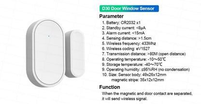 KERUI 2G WIFI GSM Sistema di Allarme Domestico Set Touch Screen da 4.3 pollici Sistema di Allarme di Sicurezza Tuya Smart App Alexa per la Casa Antifurto