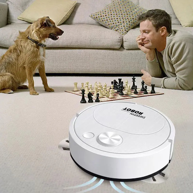 NUOVO USB Spazzare Robot Aspirapolvere Lavare 3 In 1 Smart Wireless 1500Pa Trascina Pulizia Spazzare Pavimento per Home Office