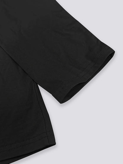 T-shirt da donna in 100% puro cotone, a maniche lunghe, con scollo rotondo, stile casual, con stampa grafica floreale, vestibilità ampia, ideale per la primavera e l'autunno.