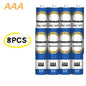Batterie al carbonio usa e getta Panasonic 1.5V AAA AA ad alta capacità, adatte per giocattoli, telecomandi, mouse wireless, ecc.