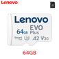 Scheda di memoria Lenovo TF, Micro SD, 128 GB, 256 GB, 512 GB, 1 TB, UHS-I, U3, V30, impermeabile, resistente agli urti, per smartphone, tablet e sistemi di videosorveglianza.