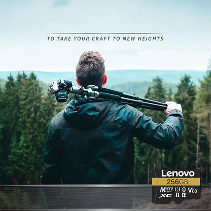 Scheda Micro SD Lenovo da 1024 GB, scheda di memoria TF per video Full HD da 512 GB, scheda di memoria Flash da 256 GB e 128 GB, classe 10, per GPS, MP4 e telecamere di sicurezza domestica.