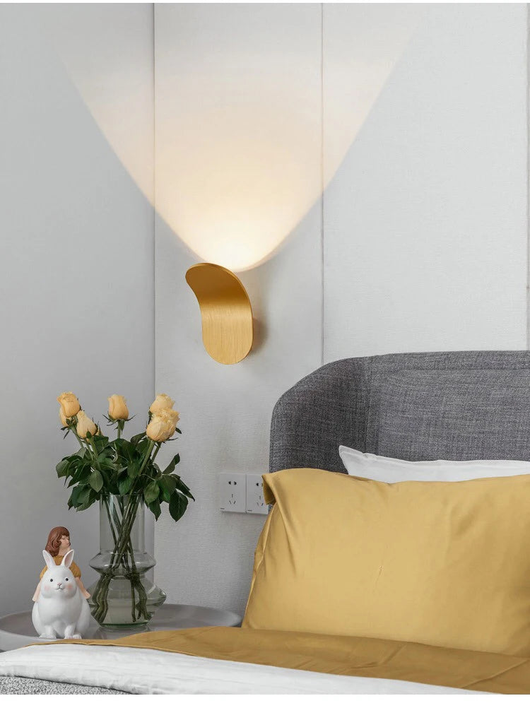Lampade da Parete LED Moderne, Illuminazione per TV, Comodino 5W AC85-265V, Luci da Parete Nordiche per Soggiorno, Corridoio, Balcone, Decorazione