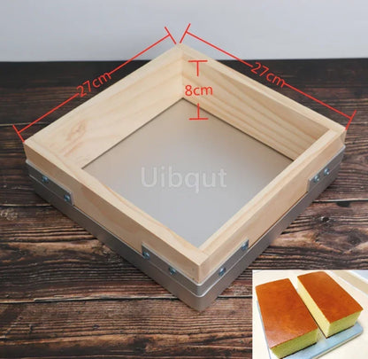Stampo rettangolare per pane e torte, teglia da forno antiaderente, teglia rettangolare per pasticceria, teglia da cucina con fori per biscotti, utensili da forno, strumenti per panetteria.