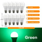 10 Lampadine LED E27 2200K 3000K 4000K 6000K AC100-240V Rosso Verde Illuminazione Colorata di Alta Qualità in Vetro PC per Arredamento Casa