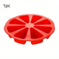 Set di stampi triangolari in silicone per torte - adatti a teglie da forno antiaderenti con 8 cavità, ideali per brownies, pancake, cupcake, ecc.