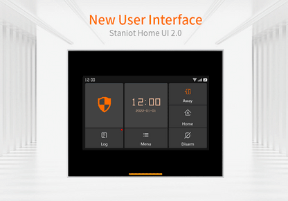 Staniot WiFi versione Tuya kit di sistemi di allarme di sicurezza domestica Wireless WiFi intelligenti compatibili con Alexa e G