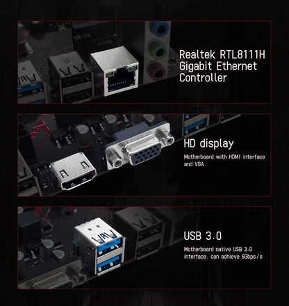 Scheda madre MACHINIST B75 X7 VB LGA1155 Supporto Dualchannel DDR3 RAM CoreI3/I5/I7 CPU 2/3Gen per computer da gioco USB3.0 SATA3.0
