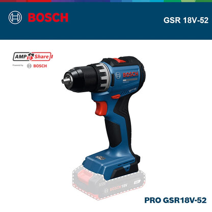 BOSCH GSR 18V-52 PRO Trapano/Avvitatore a Batteria Trapano Elettrico Senza Fili
