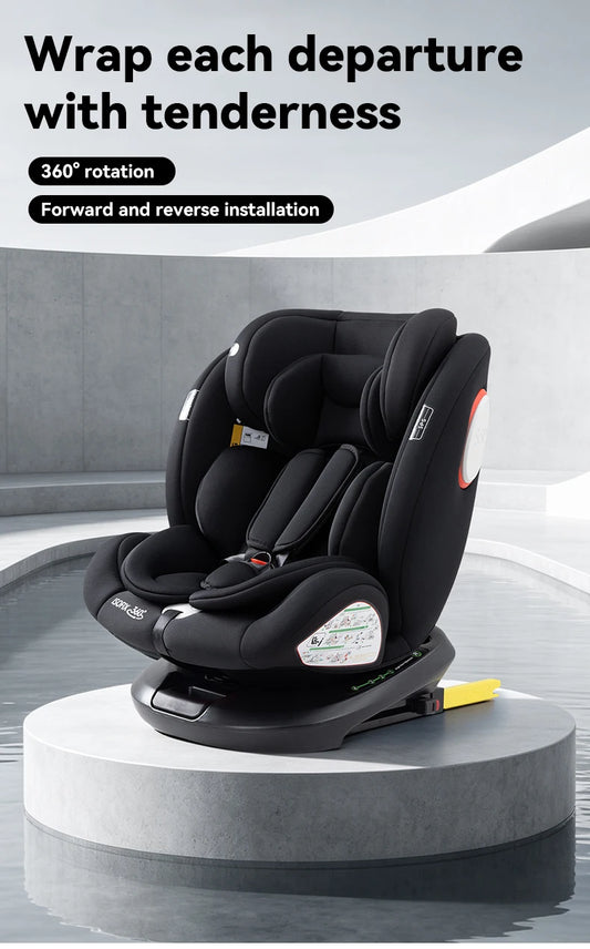 Seggiolino auto ALYIKOU ISOFIX girevole 360°