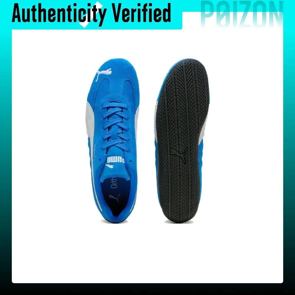 PUMA Speedcat Team Royal White Leather Scarpe Casual Basse Unisex Blu 398846-18