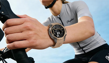 2026 NUOVO Smartwatch con Mappe Offline per Uomo, Display AMOLED HD da 1,43 Pollici, GPS Esterno Integrato, Bussola, Altimetro, Impermeabile 5ATM, Orologio Sportivo per Nuoto, Ciclismo e Corsa