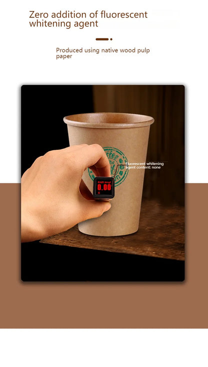 100/200 pezzi bicchieri di carta usa e getta 250ml bicchieri di carta tinta unita tazza di caffè tazza di latte tazza di carta per forniture per feste calde