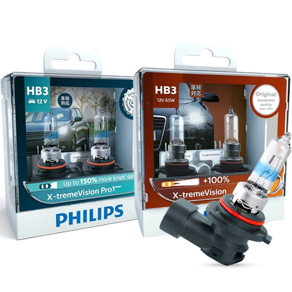 Philips X-treme Vision Pro150 9005 HB3 9006 HB4 12V + 150% Luminoso Auto Alogena Testa Luce HL Fascio ECE Genuino Originale Auto lampade