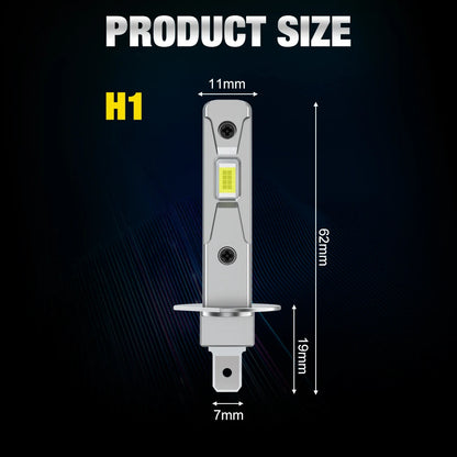 Fari a LED XSTORM H1 Canbus 120W 20000LM Lampadine a LED H1 per fendinebbia 6000K Fari per auto Lampada a diodi per fendinebbia 12V Lampade bianche