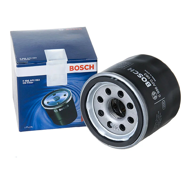 Filtro dell'olio Bosch AF0063 per Honda CR-V, per Accent Elantra Sonata Tucson, per Kia Rio, per Mazda 2 3, per Subaru XV【OE:263002Y500】