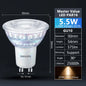 Philips LED GU10 PAR16 MASTER Value 5.5W (=80W Alogeno) 220-240V 36 °   Faretto Orientabile Dimmerabile LED Bianco 2700K 3000K 6500K