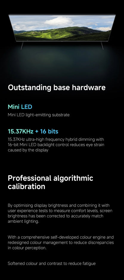 Xiaomi S Mini 55 144Hz Qd-Mini Led Dolby Vision ®         Iq, Dolby Atmos ®         Google TV