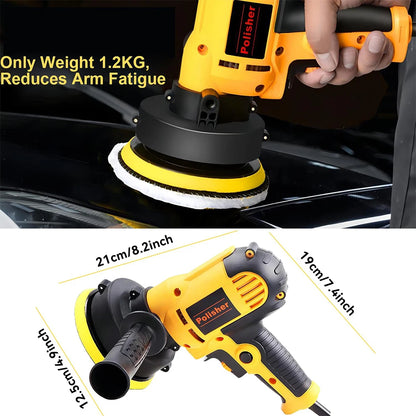 Lucidatrice Rotativa per Auto Podofo 700W, Velocità Variabile Continua, Manico Staccabile, Leggera, Macchina Elettrica per Lucidatura Auto con Kit di Tamponi per Ceratura, Riparazione Vernice, Mobili, Accessori Auto, Utensil