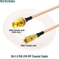 Linea di collegamento SMA a SMC Interfaccia RF SMC Spina maschio SMA a prolunga jack femmina SMC Cavo coassiale adattatore RF 50-1,5 RG-316