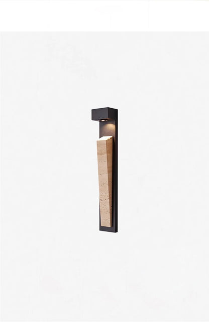 Lampada da Parete per Esterni in Pietra Naturale IP65 Resistente alle Intemperie, Illuminazione Impermeabile per Giardino, Portico, Balcone, Villa e Patio
