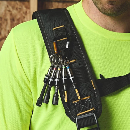 Set di Portabiti a Portachiavi DEWALT, Attacco Esagonale da 1/4'', Portabiti in Metallo Autobloccante Durevole, DWAFHLDKC5