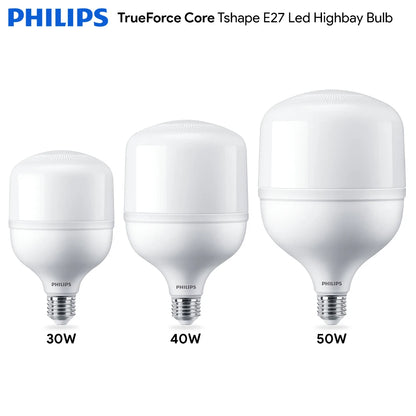 Philips LED E27 E40 TrueForce Core 24W 30W 40W 50W 65W Lampadina a forma di T 6500k Luce bianca brillante 220V-240V Lampada da strada a LED Sostituisci HID