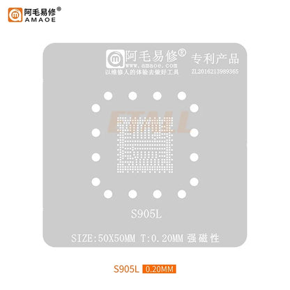 Amaoe S905X4 piattaforma di piantagione di stagno per Amlogic S905L/905Z Smart TV Box Chip di controllo principale Kit di saldatura per Stencil di Reablling BGA