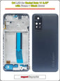 Display LCD da 6,43 pollici per Redmi Note 11 4G, ricambio digitalizzatore touchscreen per 2201117TY 2201117TG, schermo LCD con cornice