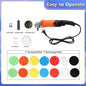 Podofo Lucidatrice Rotativa Elettrica per Auto 1200W, Macchina per Lucidatura e Ceratura Auto a 6 Livelli Variabili, Strumento per Auto e Barche
