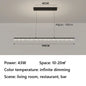 Lampadario a Soffitto Minimalista, Lampada a Sospensione di Lusso per la Casa, Luce Pendente in Acrilico con Telecomando e Dimmer, Lampada da Soffitto