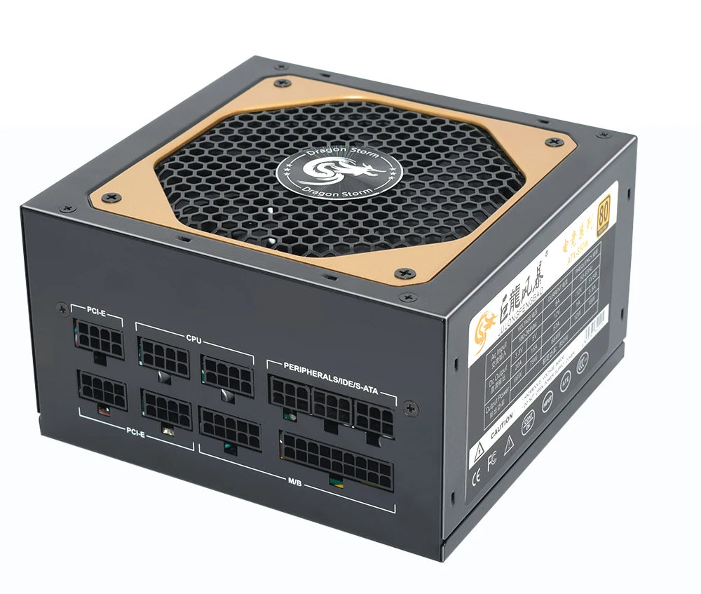Full Modular ATX 850W 80Plus Gold 20 + 4Pin 12V Professional E-Sports Video Game Computer PSU per PC Desktop Power Supply