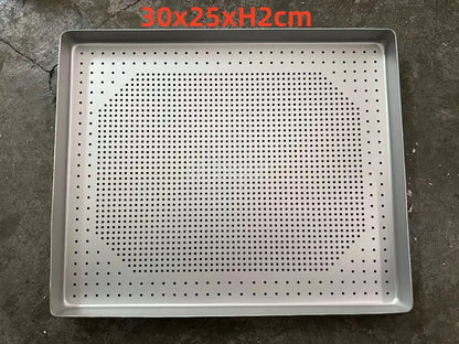 Stampo rettangolare per pane e torte, teglia da forno antiaderente, teglia rettangolare per pasticceria, teglia da cucina con fori per biscotti, utensili da forno, strumenti per panetteria.