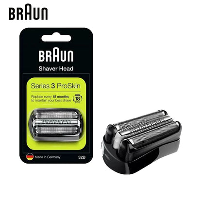 Lama di ricambio per testina di taglio a lamina per rasoio Braun 32B 32S per rasoio elettrico Braun serie 3 3000s 3010s 3040s 3050cc 3070cc