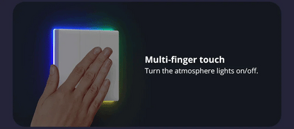 Sonoff TX Ultimate SONOFF T5 Sonoff Interruttore da parete 86/120 Accesso completamente touch Bordo luminoso a LED Multi-sensoriale tramite Alexa Home Smartthings