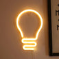 1 pezzo, luce al neon decorativa per un'atmosfera artistica moderna, decorazione da parete per feste natalizie, regalo per matrimoni, scene di laurea, alimentata tramite USB o a batteria (batteria non inclusa)