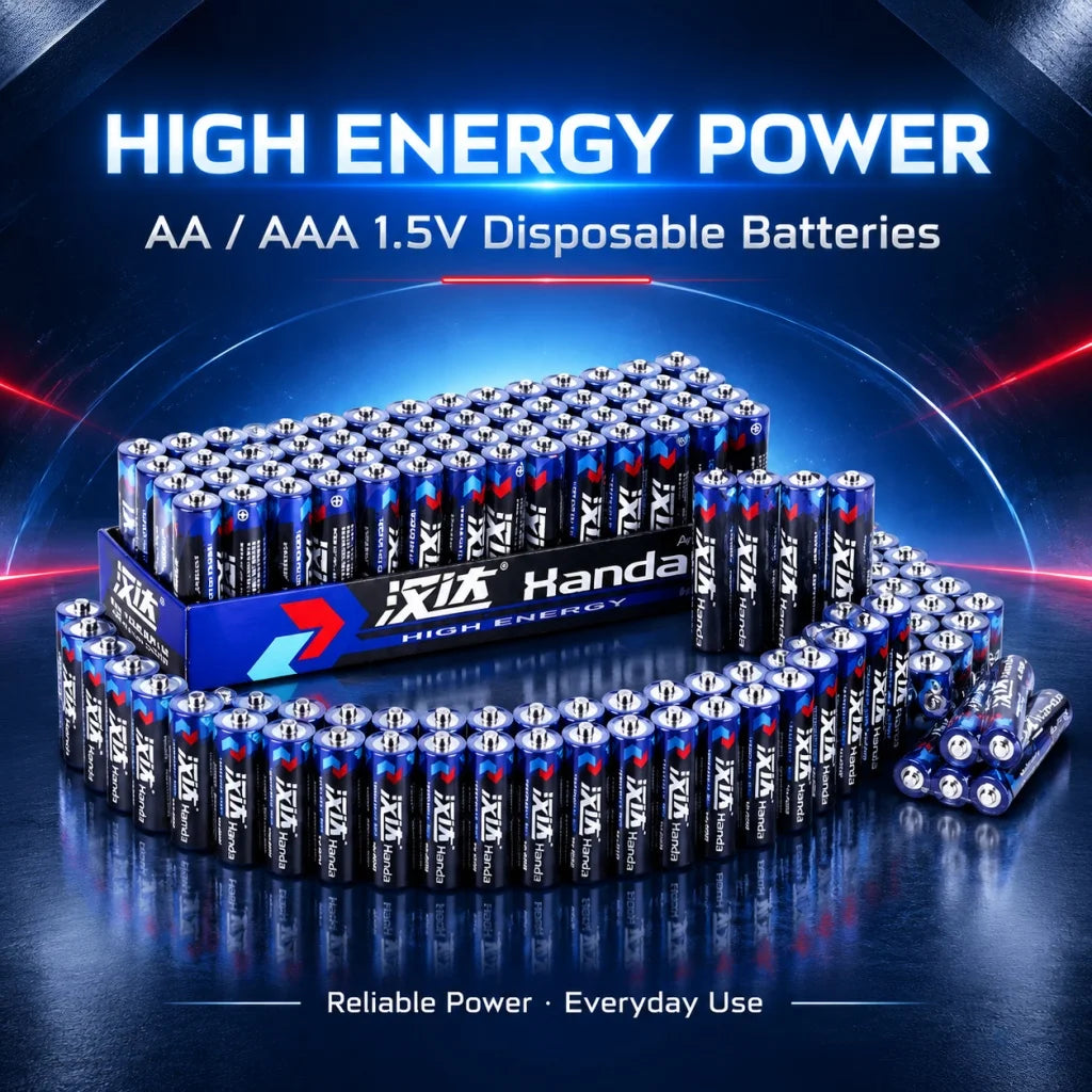 Batteria a secco monouso AAA 1,5 V, tipo 7, a base di zinco e manganese, adatta per bilance, cartelli da parete, orologi elettronici e giocattoli.