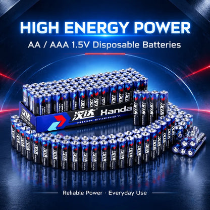 Batteria a secco monouso AAA 1,5 V, tipo 7, a base di zinco e manganese, adatta per bilance, cartelli da parete, orologi elettronici e giocattoli.