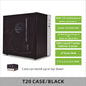 METALFISH T20 Mini ITX Custodia bianca 9L Supporto telaio PC compatto Flex PSU/240mm GPU/100mm Dispositivo di raffreddamento/180 Dispositivo di raffreddamento liquido