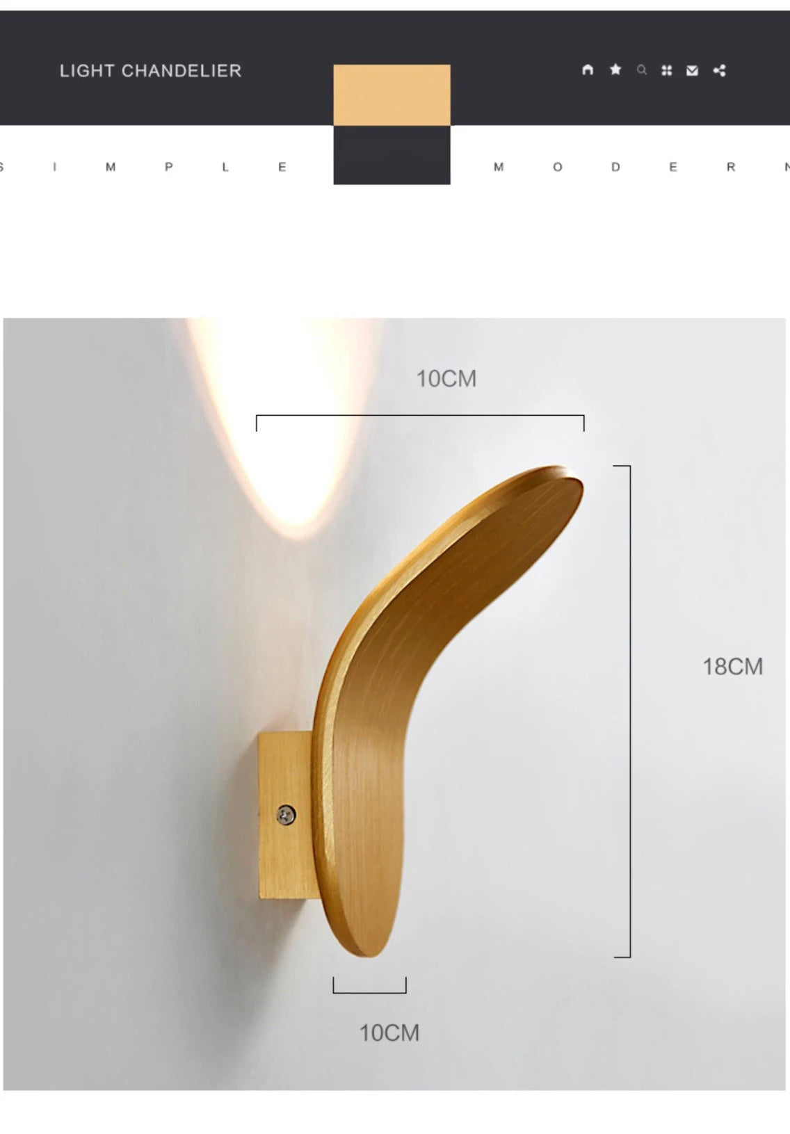 Lampade da Parete LED Moderne, Illuminazione per TV, Comodino 5W AC85-265V, Luci da Parete Nordiche per Soggiorno, Corridoio, Balcone, Decorazione
