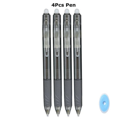 0.7mm Penna Cancellabile Magica Presse Penna Gel Set 8 Colori Cancellabile Asta di Ricarica Inchiostro Gel Cancelleria Penne Retrattili Maniglia Lavabile Asta