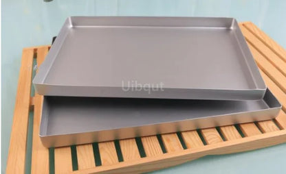 Stampo rettangolare per pane e torte, teglia da forno antiaderente, teglia rettangolare per pasticceria, teglia da cucina con fori per biscotti, utensili da forno, strumenti per panetteria.