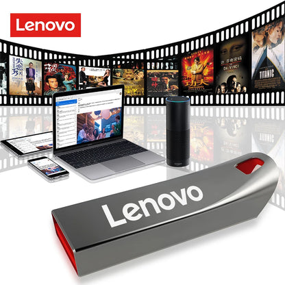 Lenovo, unità SSD portatile ad alta velocità, chiavetta USB da 1 TB, 512 GB, 256 GB, memoria USB da 128 GB, 64 GB, unità flash USB per smartphone, laptop e PC.