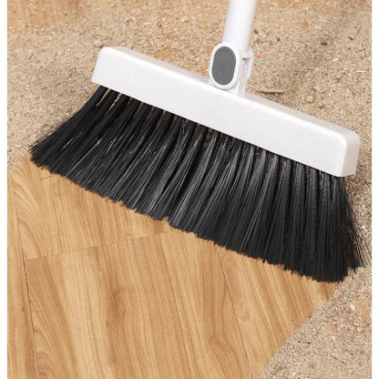 Set 3-in-1 con scopa e paletta, spazzola per pavimenti, kit di pulizia con setole morbide antiaderenti per casa, ufficio, dormitorio, scuola