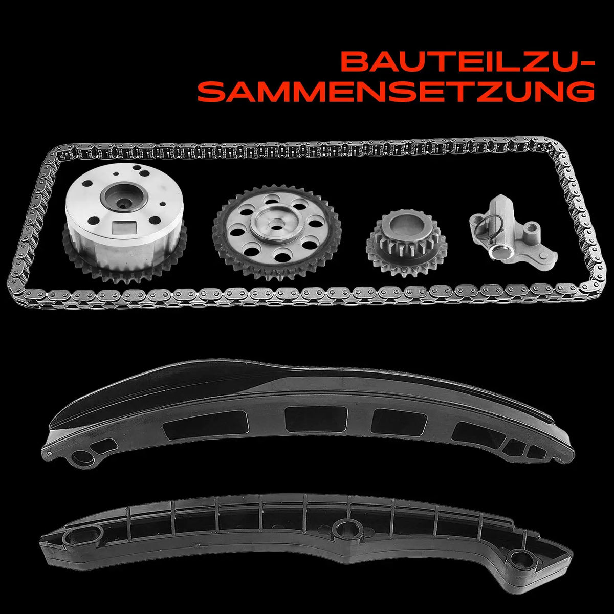 Frankberg 1x timing chain set timing chain for VW Golf V Passat Audi A1 Seat Ibiza IV Skoda Fabia II 1.4L 3C105209BE 03C109571B